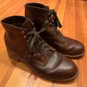 Wolverine 1000 Mile Cap-Toe Classic Boot Brown Size 9D